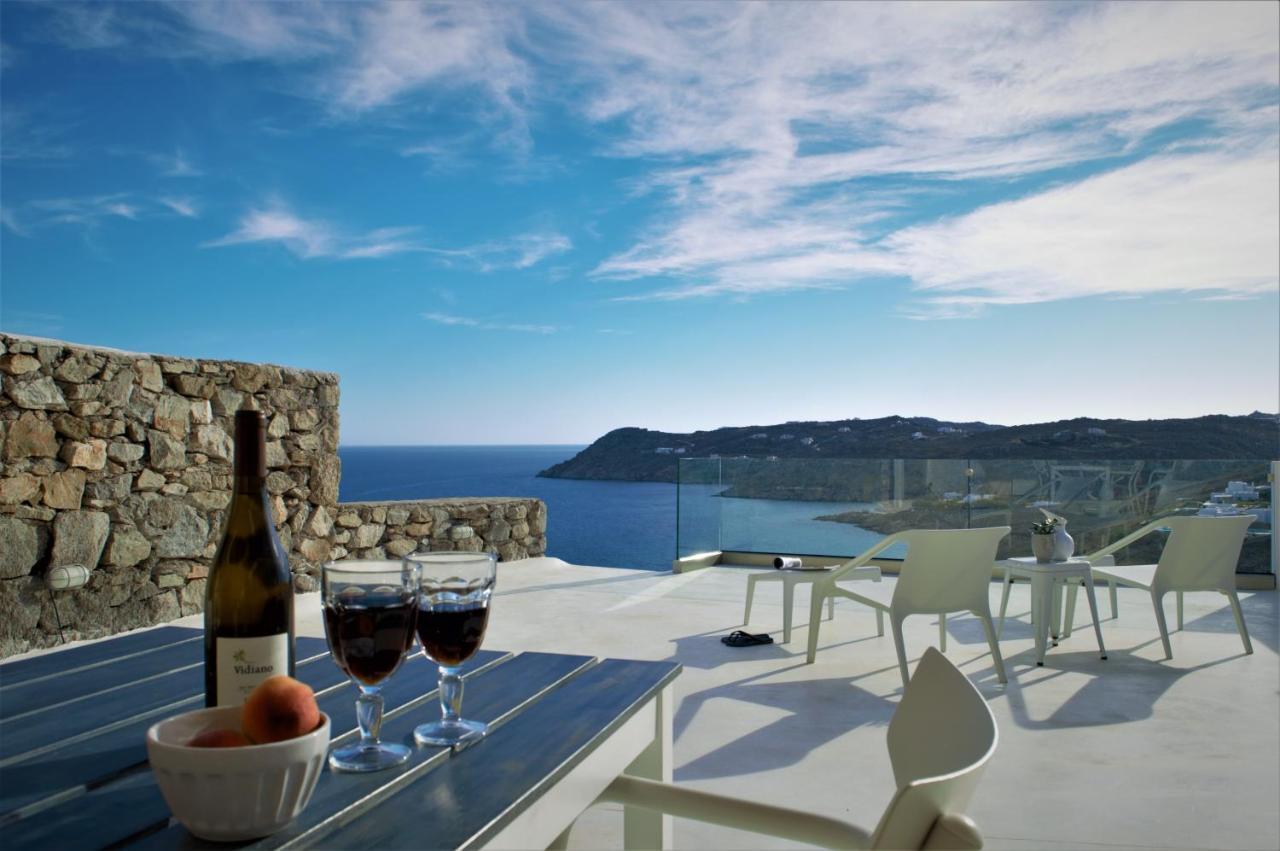 Elia House With Amazing View On The Beach Mykonos Vila Mykonos Town Exterior foto